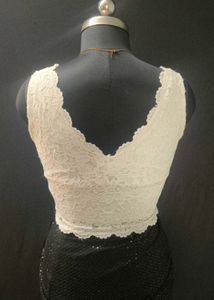 Lace Crop Top - Stylish &amp; Trendy