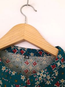 Blue Casual Kurta (Women&#39;s)