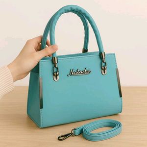 Natasha Light Blue Satchel