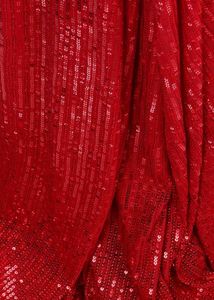 Women&#39;s Sequnce Lightweight Saree+ Stitched Blouse