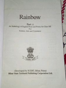 Class 12 English Book Rainbow SCERT bihar Board