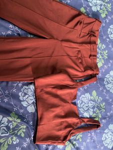 Brown Two-Piece Set