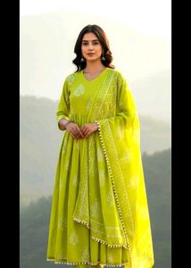 Lime Green Kurta Set🌱