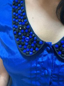 Satin Embellished Top