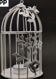 Metal Iron Cage Tea Light Candle Holder