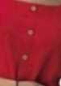 Red Square Neck Top