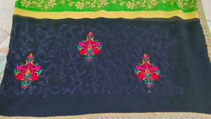 Daily Wear Sari With Stitch Blouse