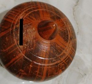 A HANDMADE PIGGY BANK