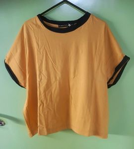 Mustard Yellow T-shirt For Women