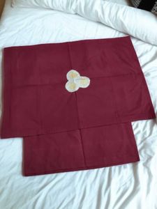 Airwill Cotton Maroon 2 Pillow Covers