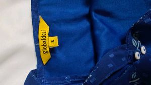 Blue Floral Print Jumpsuit