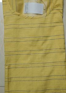 Yellow Striped Summer Dress