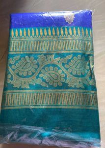 Mysore Silk Saree With Foil Print