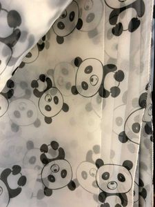 Panda Print Saree