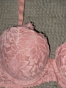 Pink Lace Bra