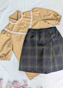 Top And Skirt Set