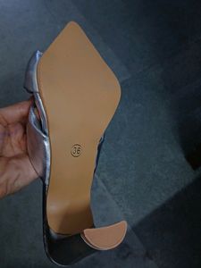 Silver Heels for Party,office,outing