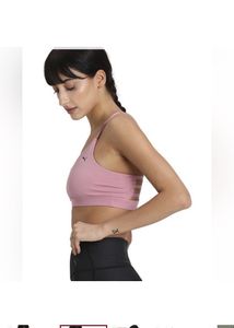 PUMAWomen Sports Lightly Padded Bra (Pink)
