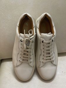 White Leather Sneakers