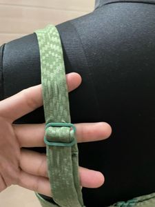 CALZEDONIA Bikini Bra Green Knotted Top