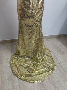 Glamorous Gold Sequin Gown