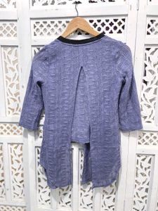 Stylish Textured Open Front Jacket A