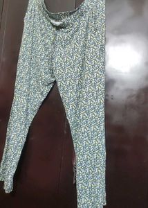 Grey Pyjama Lower Floral Print for 42 Waist