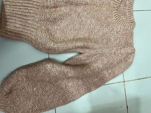 Blush Pink Crop Sweater