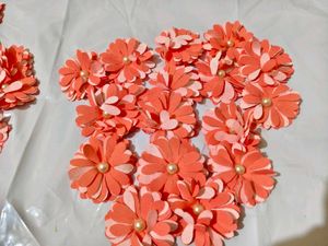 Craft Fabric Flowers 16 pcs