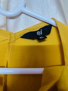 FIG Mustard Yellow Top