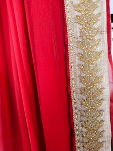 Karwachauth 🌚🌛✨ special Red Saree