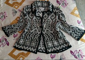 Black & White Imported Sweater