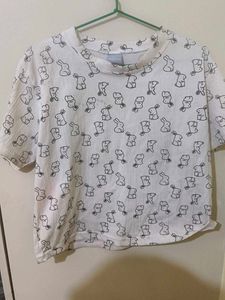 2 Heart Print Tee