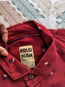 Reddish Maroon Shirt