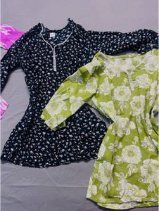 Colorful Women&#39;s Kurti  Set