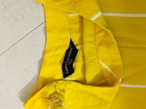 Yellow Striped Dress