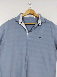 Profy Grey Collar Neck T-Shirt (Men)