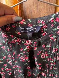 Floral Print Blouse Workwear