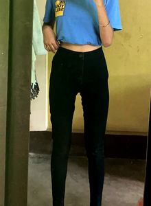 Off duty india black skinny jeans