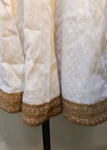 Embroidered White Kurti