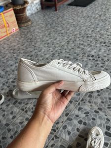 White Canvas Sneakers