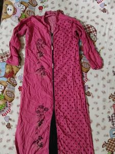 Pink Printed Kurta 🩷