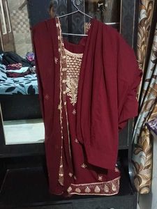 Embroidery Suit Salwar Full Set