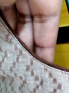 Brown Knee Length Cotton Kurti And Bottom