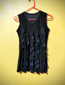 Black Designer Top For Women