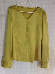 Neon color Top with neck shawl