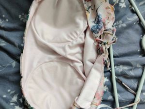 MAGRE Floral Print Top with Back Tie Up
