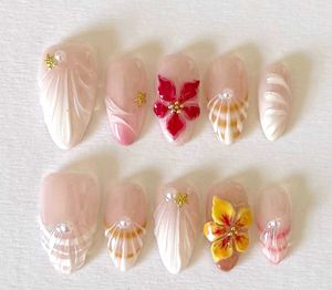 Sea Shell Flower Design