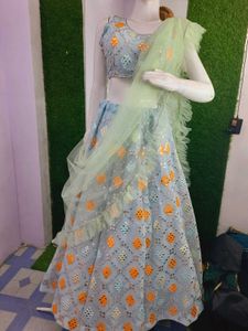Stylish Latest Designer Multicolour Lehenga