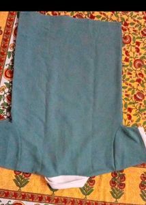 Vintage Aqua Zip-Neck Polo Shirt